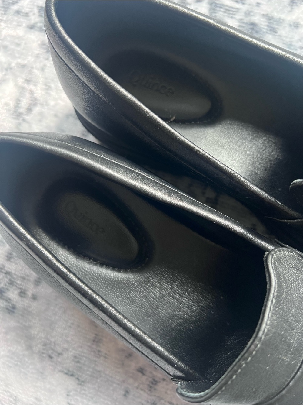 Quince Black Platform Penny Loafers Women Size 9 - Picture 11 of 14